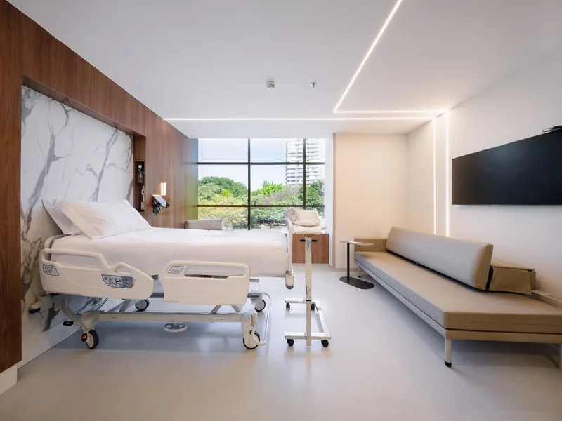 Apartamento de internação do Blanc Hospital