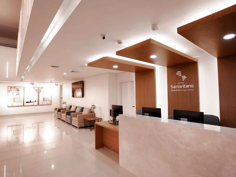 Recepção do Hospital Samaritano Paulista