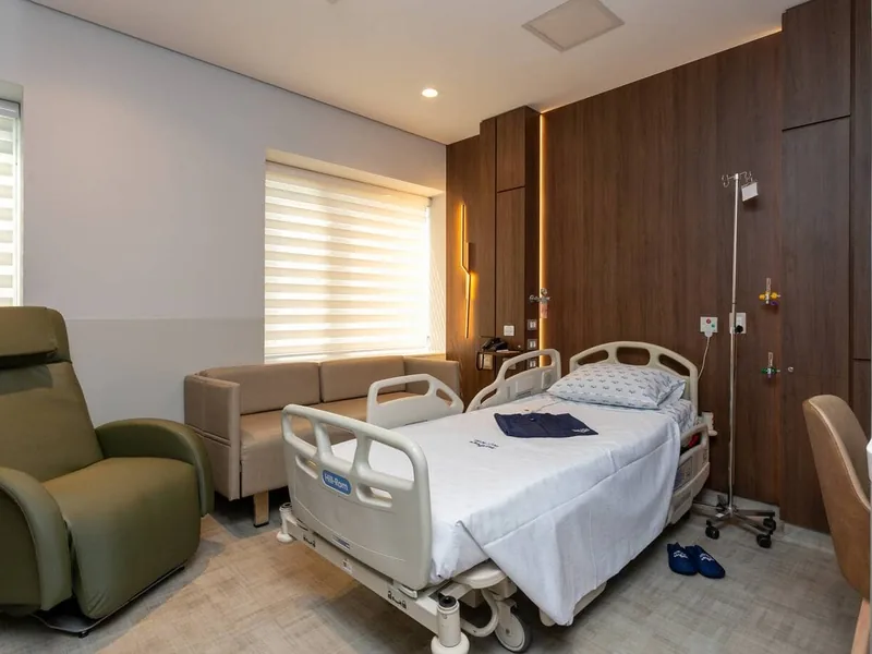 Apartamento de internação do Hospital São Luiz Morumbi